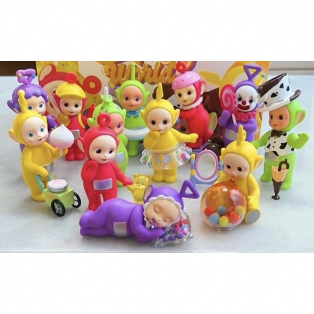 MEDICOM TOY(メディコムトイ)の新品！ポップマートTeletubbies テレタビーズ フィギュア　全種セット エンタメ/ホビーのおもちゃ/ぬいぐるみ(キャラクターグッズ)の商品写真