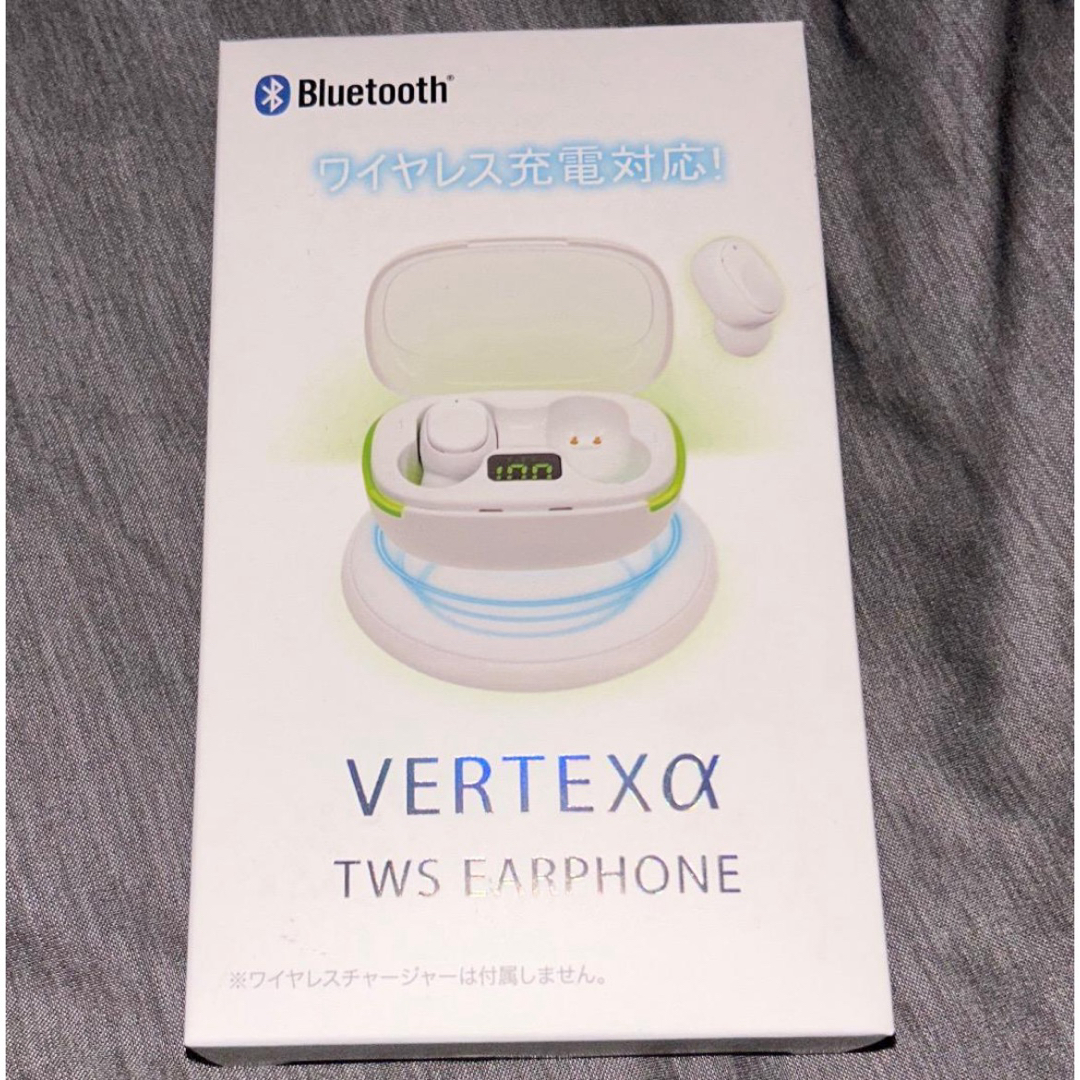 VERTEXα TWS EARPHONE ホワイト  スマホ/家電/カメラのオーディオ機器(ヘッドフォン/イヤフォン)の商品写真