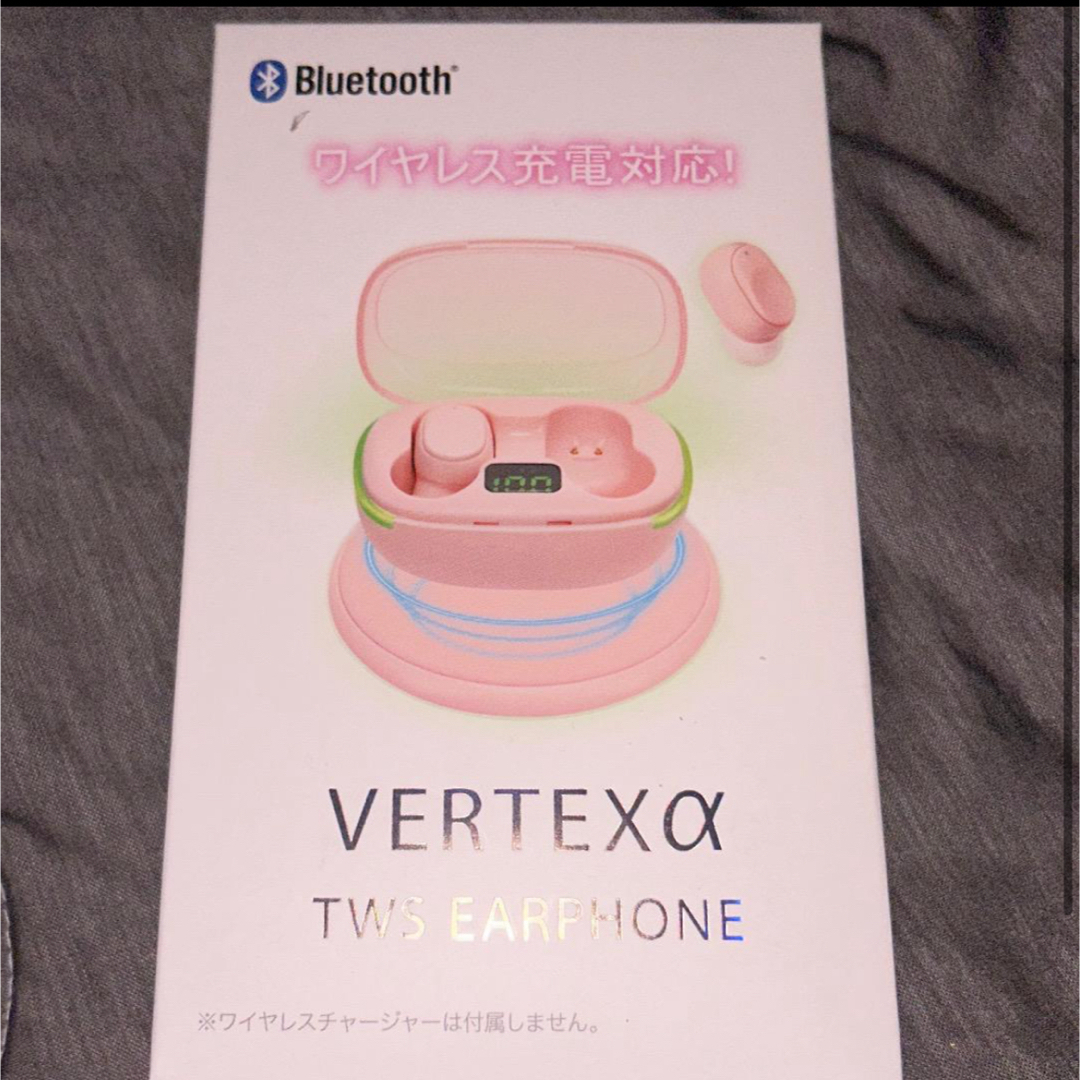 VERTEXα TWS EARPHONE ピンク スマホ/家電/カメラのオーディオ機器(ヘッドフォン/イヤフォン)の商品写真