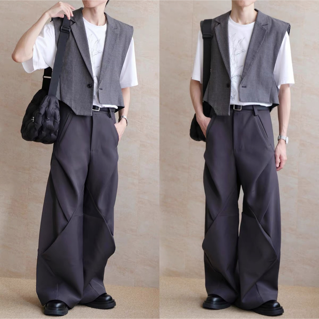 BAOVICTO 23ss 変形ワイドパンツ 新品未使用 BAOVICTO 23ss 変形ワイドパンツ 新品未使用