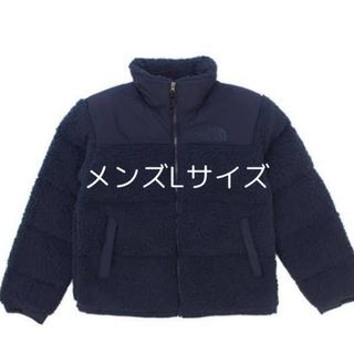 ザノースフェイス(THE NORTH FACE)の新品　ノースフェイス　シェルパヌプシジャケット　ボアジャケット　ネイビ　メンズL(ダウンジャケット)