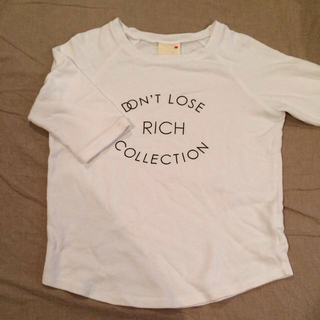 リッチ(rich)のrich♡スエットカットソー(Tシャツ(長袖/七分))