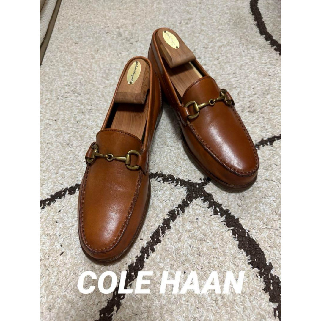 Cole Haan(コールハーン)の✨希少・極美品✨COLE HAAN コールハーン ビットローファーライトブラウン メンズの靴/シューズ(ドレス/ビジネス)の商品写真