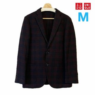 ユニクロ(UNIQLO)の【新品未使用タグ付】UNIQLO　ウールブレンドコンフォートジャケット B(テーラードジャケット)