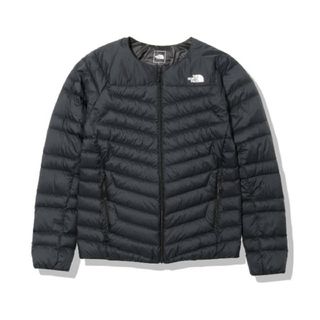 ザノースフェイス(THE NORTH FACE)のXXL ノースフェイス サンダーラウンドネックジャケット NY82313 黒 K(ダウンジャケット)