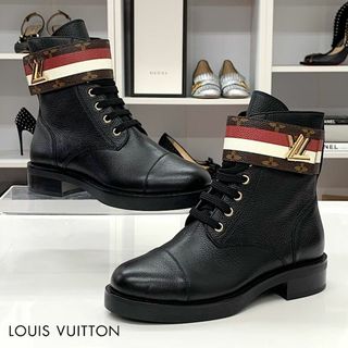 ルイヴィトン(LOUIS VUITTON)の8188 ヴィトン LV ワンダーランドライン モノグラム アンクルブーツ(ブーツ)