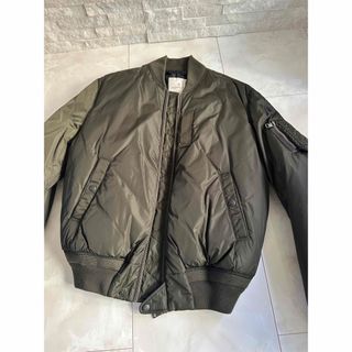 モンクレール(MONCLER)のモンクレールMA-1定番希少✨サイズ1美品(ダウンジャケット)