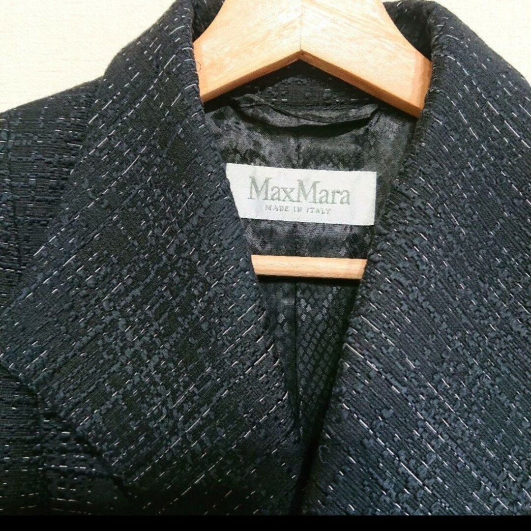 Max Mara(マックスマーラ)のMaxMara マックスマーラ  ツィードジャケット テーラードジャケット レディースのジャケット/アウター(テーラードジャケット)の商品写真
