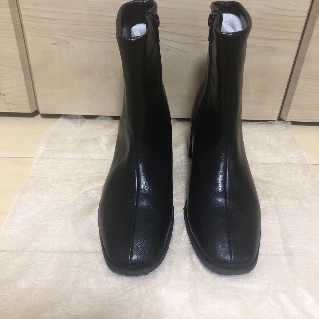 minia(ミニア)のminia Sサイズ 〜22.5cm ショートブーツ ストレッチブーツ ブラック レディースの靴/シューズ(ブーツ)の商品写真
