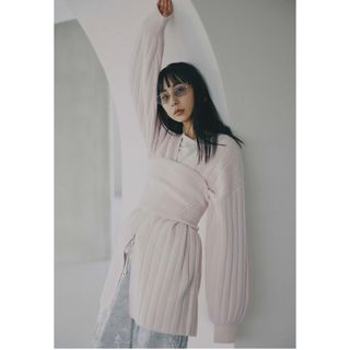 アメリヴィンテージ(Ameri VINTAGE)の新品UND BUSTIER LAYERED KNIT CARDIGAN(カーディガン)