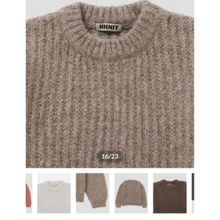 nknit YAKU big knit ンニット定番ビッグニット ヤクアルパカ毛(ニット/セーター)