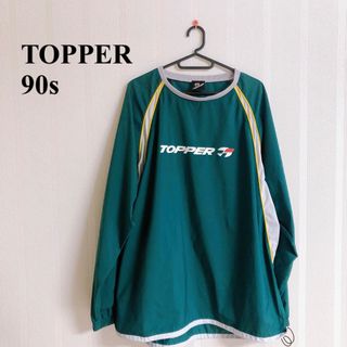 トッパー(Topper)の90s TOPPERトッパー　プルオーバージャケット　ピステ ナイロンジャケット(ナイロンジャケット)