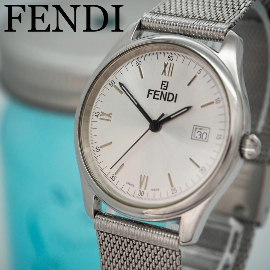 231 FENDI フェンディ時計　メンズ腕時計　シンプル　デイト　カレンダー時計