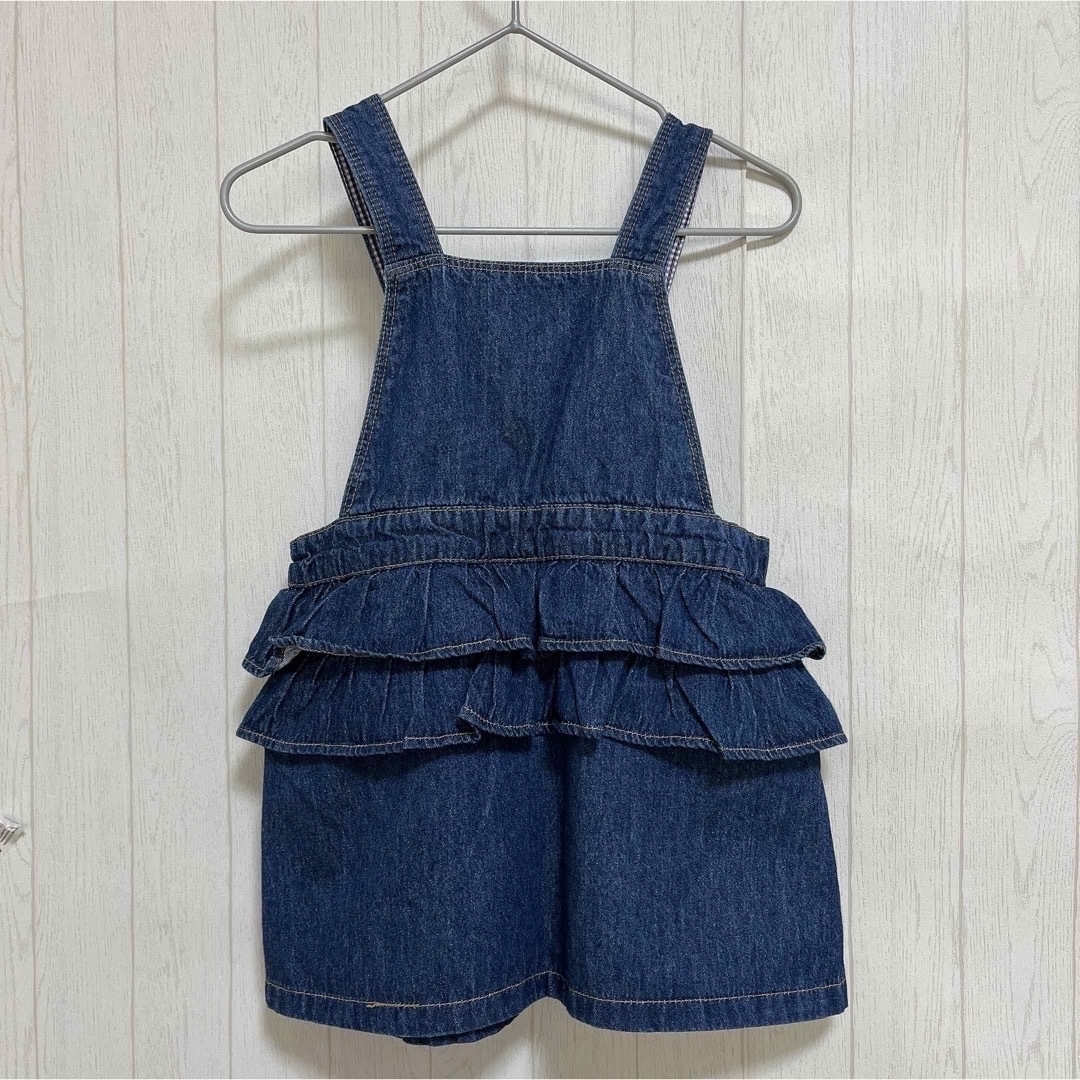 HOT BISCUITS(ホットビスケッツ)の美品 HOT BISCUITS ジャンパースカート90cm キッズ/ベビー/マタニティのキッズ服女の子用(90cm~)(ワンピース)の商品写真