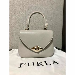 希少 FURLA フルラ ミニ トップハンドル ショルダーバッグ 2way