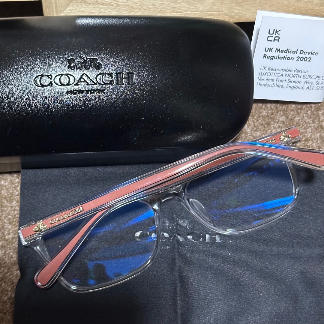 史上一番安い COACH - ディズニーコラボ☆眼鏡 クリアメガネ コーチ ☆COACH 小物