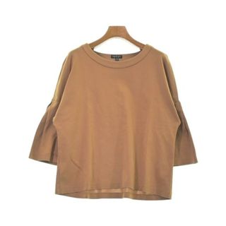 インディヴィ(INDIVI)のINDIVI インディヴィ Tシャツ・カットソー 42(XL位) 茶 【古着】【中古】(カットソー(半袖/袖なし))