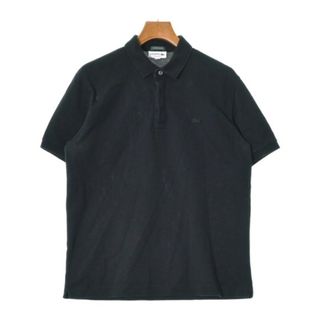 ラコステ(LACOSTE)のLACOSTE ラコステ ポロシャツ 5(XL位) 黒 【古着】【中古】(ポロシャツ)