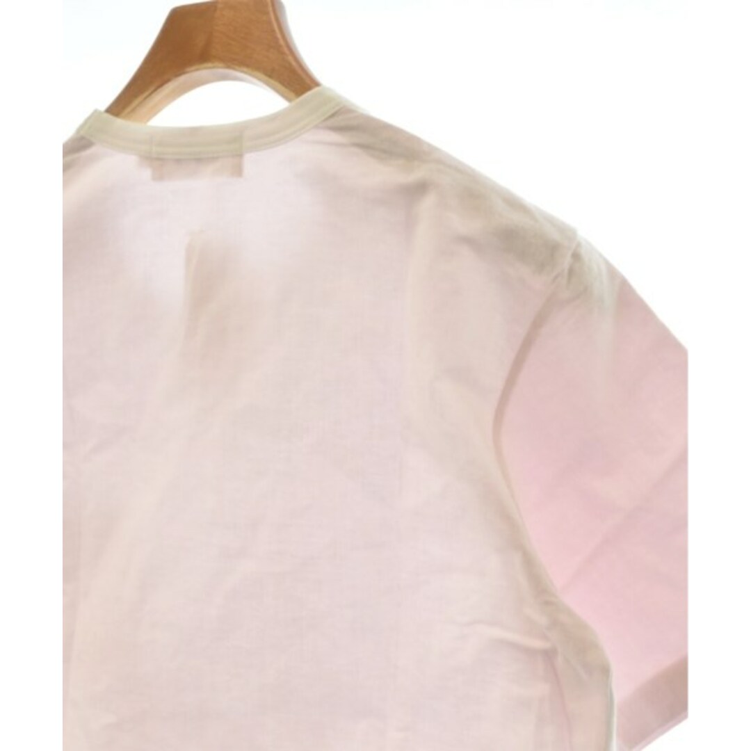 ALOYE(アロイ)のALOYE アロイ Tシャツ・カットソー M 白xピンク 【古着】【中古】 メンズのトップス(Tシャツ/カットソー(半袖/袖なし))の商品写真