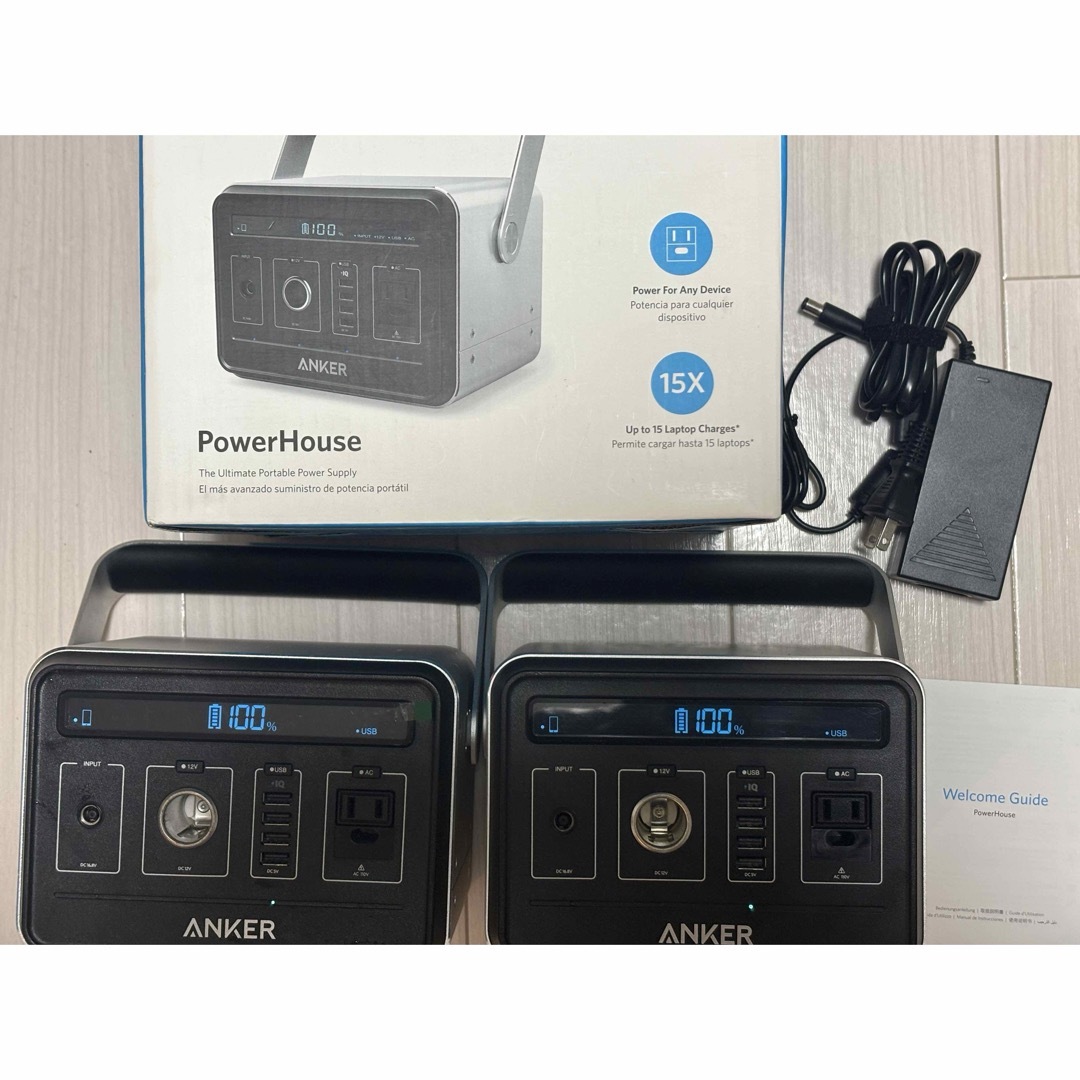 Anker PowerHouse A1701 防災用 ポータブル電源2台セット