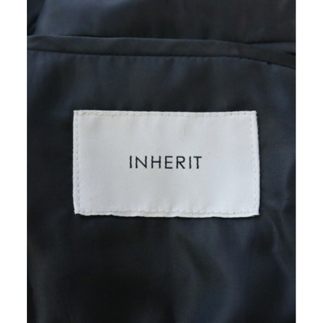 INHERIT(インヘリット)のINHERIT インヘリット チェスターコート S 黒 【古着】【中古】 メンズのジャケット/アウター(チェスターコート)の商品写真