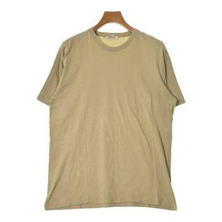 オーラリー(AURALEE)のAURALEE オーラリー Tシャツ・カットソー 4(M位) ベージュ 【古着】【中古】(Tシャツ/カットソー(半袖/袖なし))