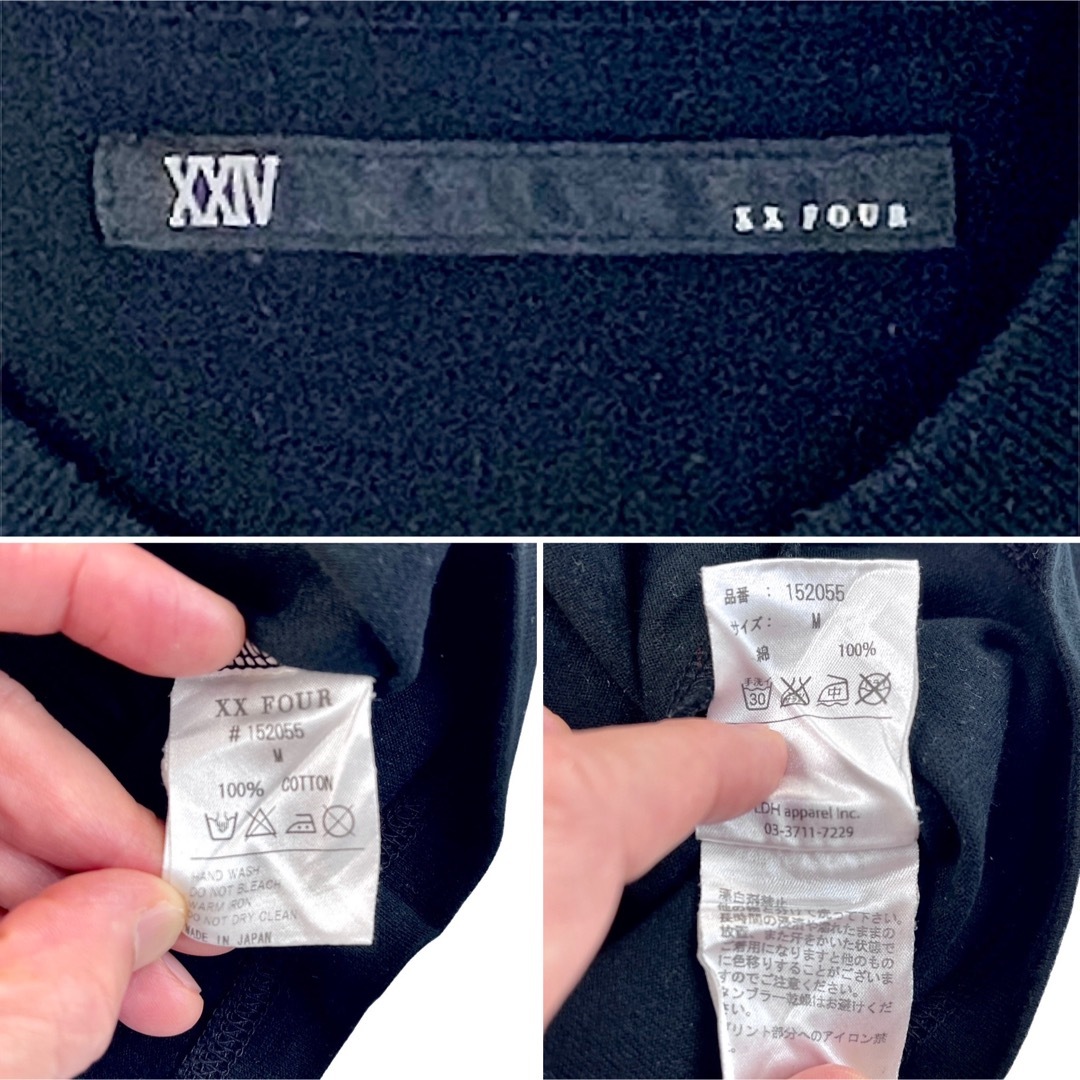24karats(トゥエンティーフォーカラッツ)の中古 XXFOUR ダブルエックスフォー 24KARATS XXIVロゴTシャツ メンズのトップス(Tシャツ/カットソー(半袖/袖なし))の商品写真