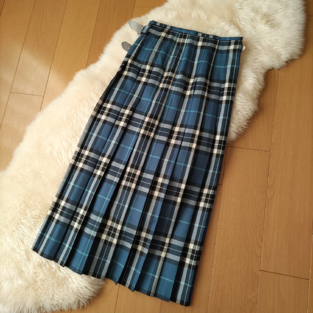 スカート未使用♡GB10♡ブルー♡オニールオブダブリン♡マキシプリーツ