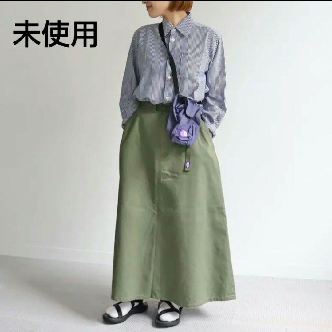 レディース未使用♡ピケフィールドスカート♡ノースフェイスパープルレーベル