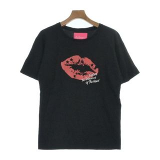 ダボロ(daboro)のdaboro ダボロ Tシャツ・カットソー 4(L位) 黒 【古着】【中古】(Tシャツ/カットソー(半袖/袖なし))