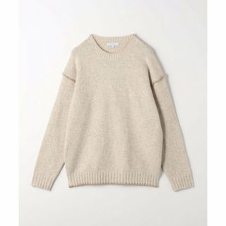 アデイインザライフ(a day in the life)の【BEIGE】ブランケットステッチ クルーネックニット<A DAY IN THE LIFE>(ニット/セーター)