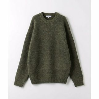 アデイインザライフ(a day in the life)の【OLIVE】ネップ ヤーン アゼクルーネックニット -ハンドウォッシャブル-<A DAY IN THE LIFE>(ニット/セーター)