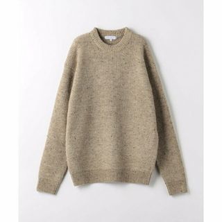 アデイインザライフ(a day in the life)の【BEIGE】ネップ ヤーン アゼクルーネックニット -ハンドウォッシャブル-<A DAY IN THE LIFE>(ニット/セーター)