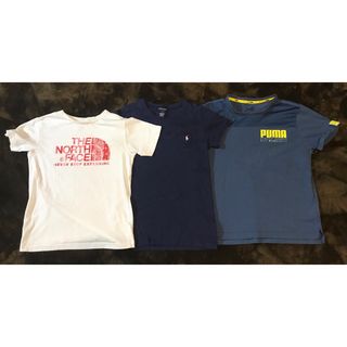 ザノースフェイス(THE NORTH FACE)の人気ブランド　Tシャツ150センチ　3枚セット(Tシャツ/カットソー)