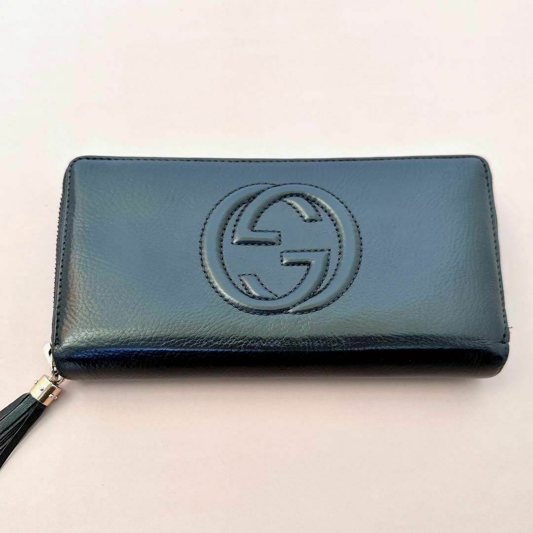 Gucci -  GUCCI グッチ 長財布 SOHO ソーホー ブラックの通販 by