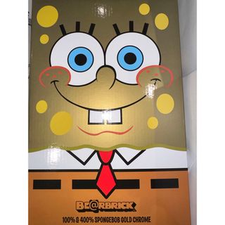 BE@RBRICK SpongeBob GOLD CHROME 100％400％(フィギュア)