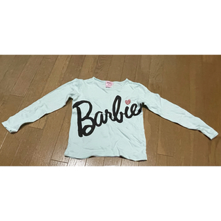 バービー(Barbie)の美品　バービー　ビッグロゴ　ロンT 140 長袖カットソー　ダンス(Tシャツ/カットソー)