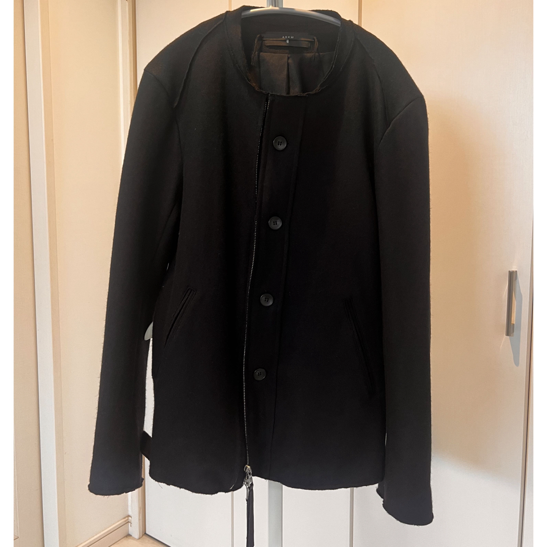 【新品】Askyy アスキーBUTTON & ZIP JACKETボタンジップ メンズのジャケット/アウター(ノーカラージャケット)の商品写真