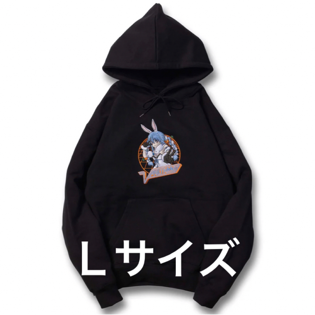 新品！vaultroom× 兎田ぺこら HOODIE / BLK Ｌサイズホロライブ