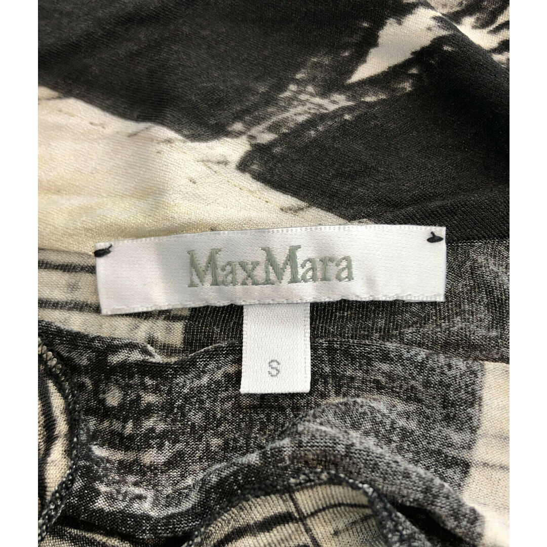 Max Mara(マックスマーラ)のマックスマーラ MAX MARA 長袖カットソー 総柄 飾り付 レディース S レディースのトップス(カットソー(長袖/七分))の商品写真