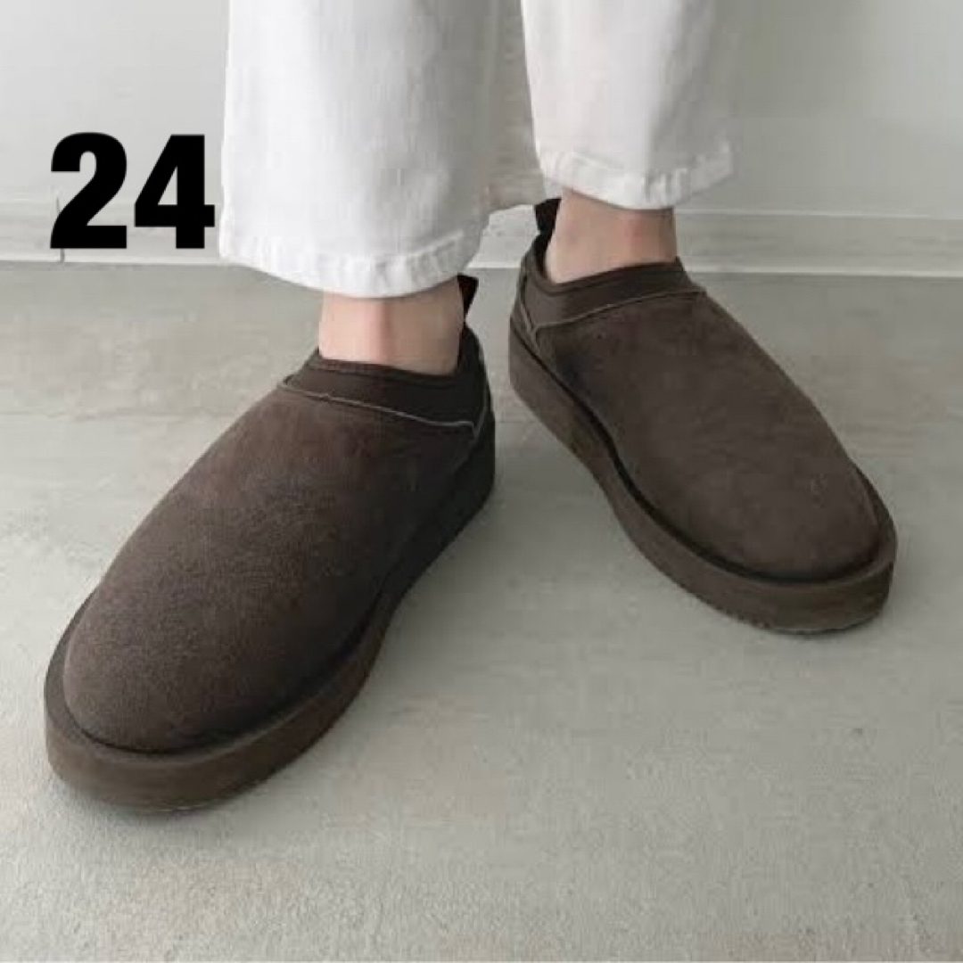 L'Appartement DEUXIEME CLASSE(アパルトモンドゥーズィエムクラス)の【SUICOKE/スイコック】Mouton Sabo ムートンサボ カーキ レディースの靴/シューズ(スリッポン/モカシン)の商品写真