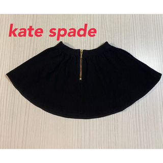 ケイトスペードニューヨーク(kate spade new york)のケイトスペード　レース　スカート　黒　ブラック　キッズ(スカート)