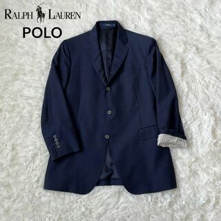 POLO RALPH LAUREN - ラルフローレン ポロ イタリア製 紺ブレ