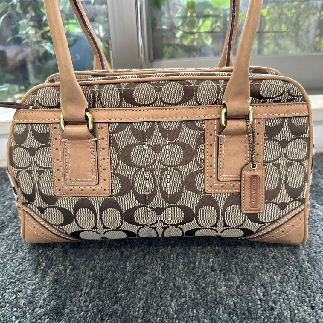 COACH コーチ シグネチャー　ボストンバック