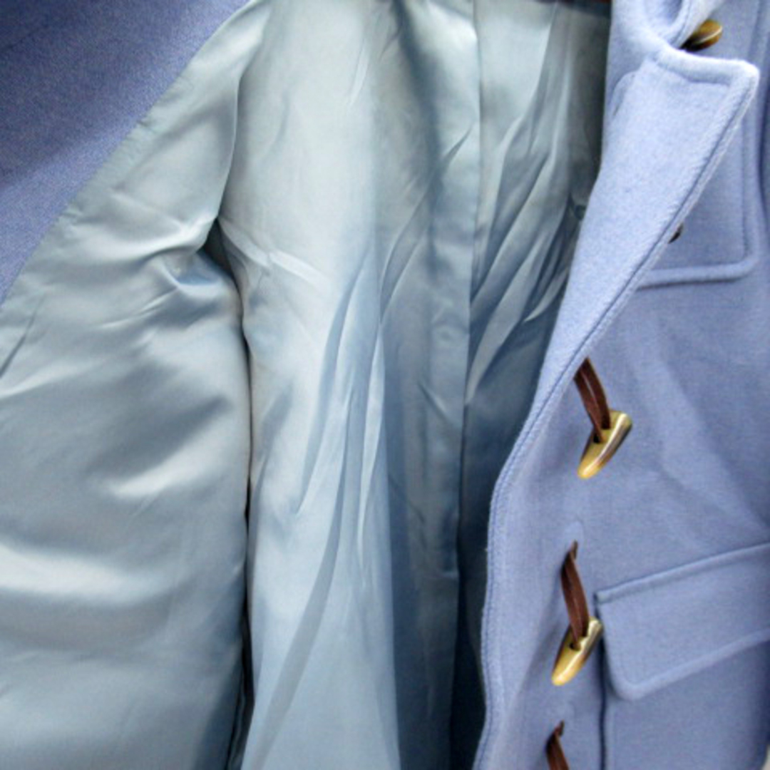 Ray BEAMS(レイビームス)のレイビームス ダッフルコート ショート丈 フード付き ウール 1 青 ブルー レディースのジャケット/アウター(ダッフルコート)の商品写真