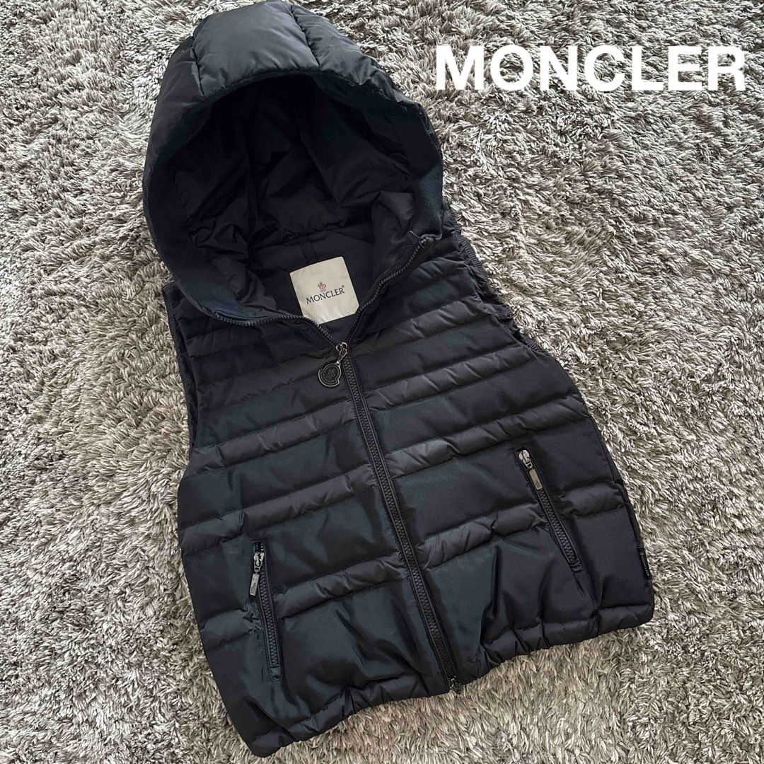 MONCLER - モンクレール ダウンベスト レディース ブラック ダウン ...