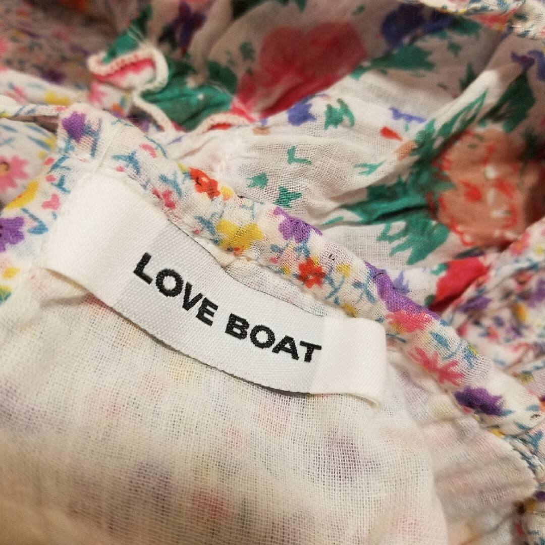 LOVE BOAT(ラブボート)のLOVE BOAT　花柄コットンワンピース レディースのワンピース(ロングワンピース/マキシワンピース)の商品写真