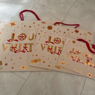 ルイヴィトン(LOUIS VUITTON)のルイヴィトン　限定ホリデー　ショッパー　大中小(ショップ袋)