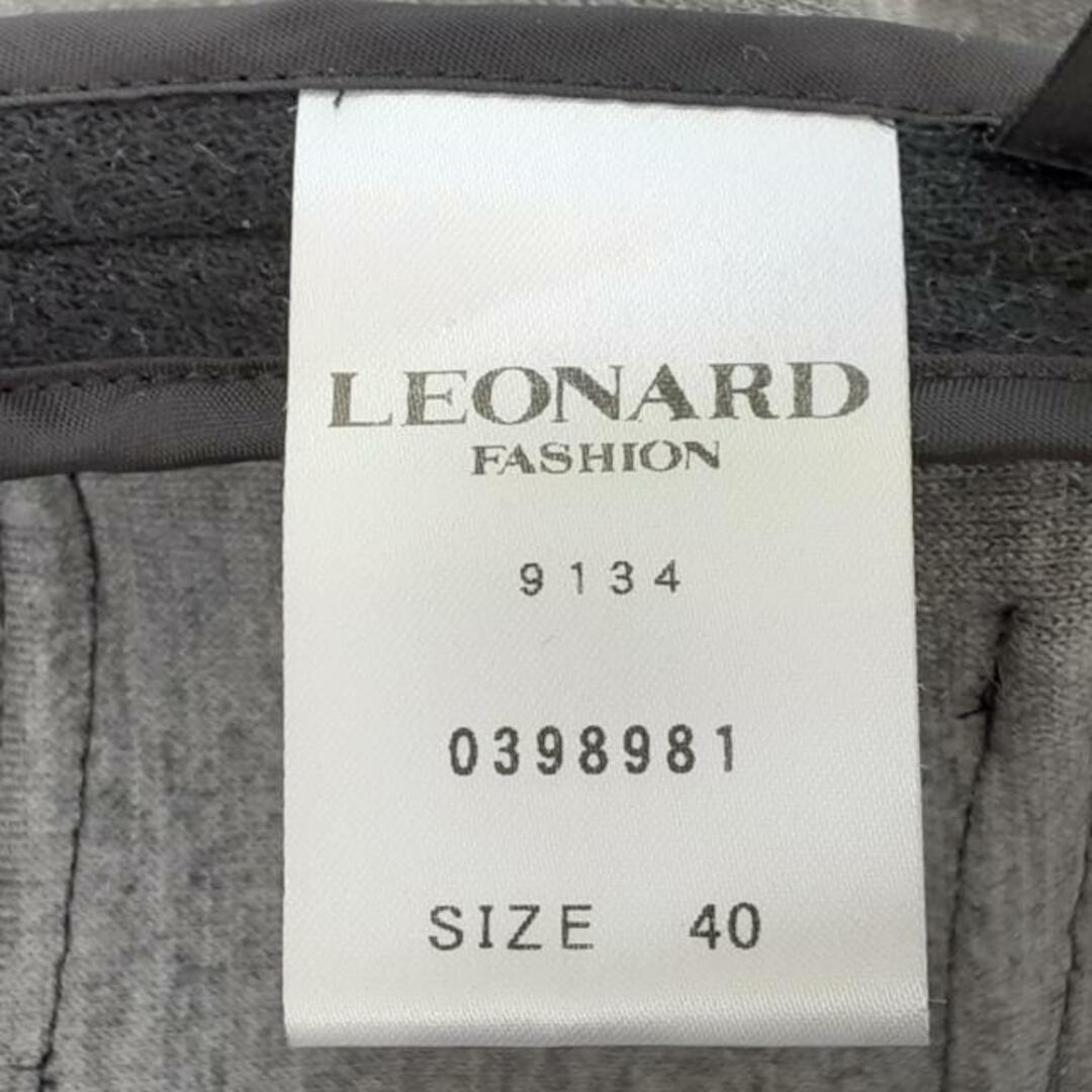 LEONARD(レオナール)のレオナール コート サイズ40 M レディース レディースのジャケット/アウター(その他)の商品写真