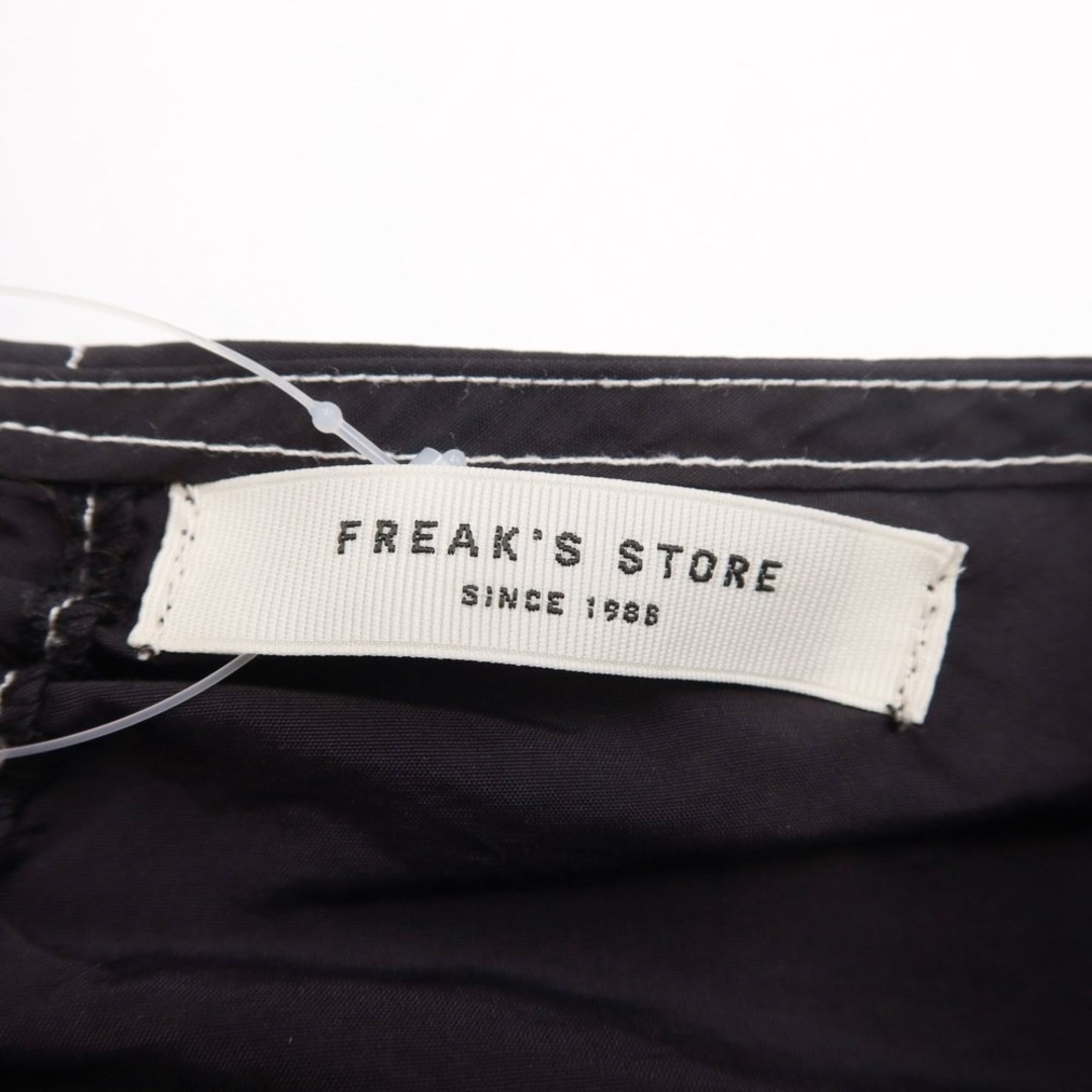 FREAK'S STORE(フリークスストア)の【中古】フリークスストア FREAK'S STORE 2023年春夏 半袖 ロング ワンピース ブラック【サイズF】【レディース】 レディースのワンピース(ロングワンピース/マキシワンピース)の商品写真